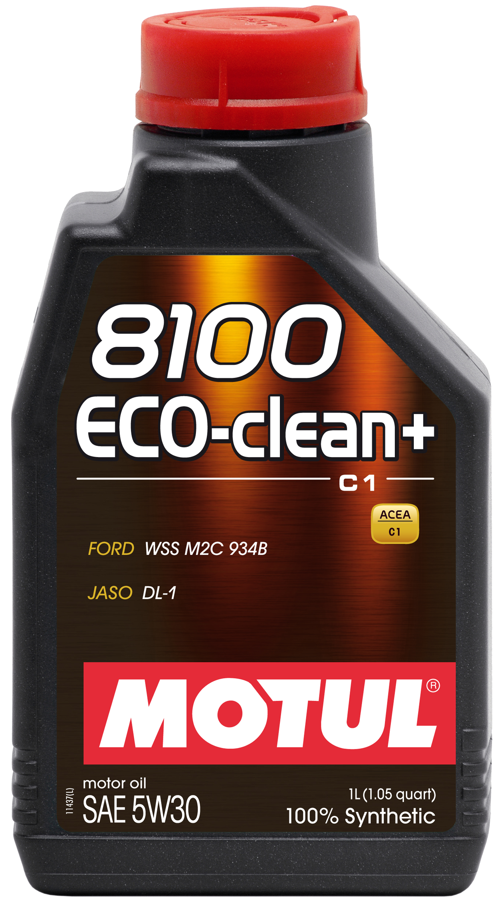 MOTUL 8100 ECO-CLEAN+ 5W30 - 1L - Synthetic Engine Oil